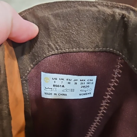 Women's Timberland Brown Leather Riding Boots - Picture 3 of 8